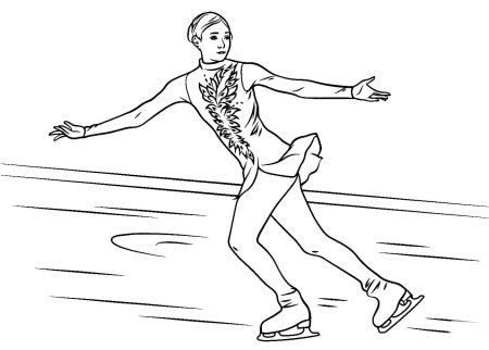 Фигурист рисунок