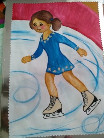 Фигурное катание коньки вектор