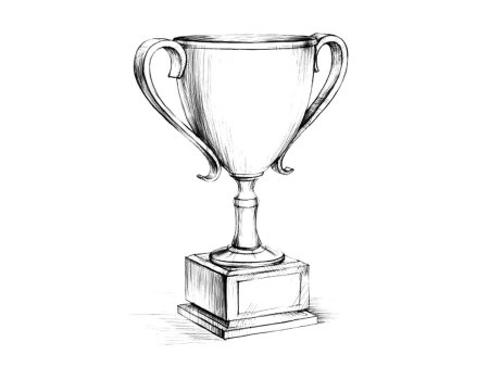 Кубок рисунок карандашом