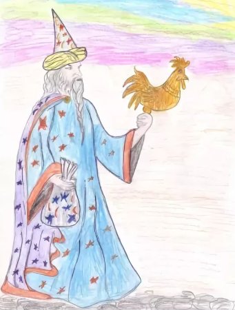 Рисование петуха