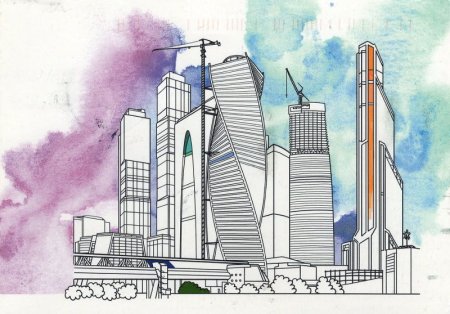 Высотки карандашом