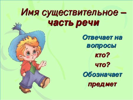 Имя существительное