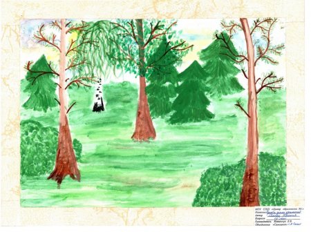 Природа Южного Урала рисунки