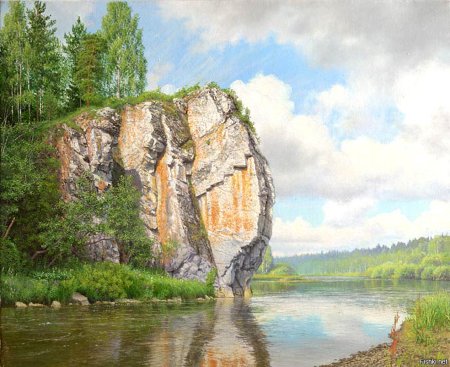 Река Чусовая камень Максимовский