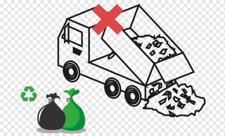 Утилизация отходов иллюстрация