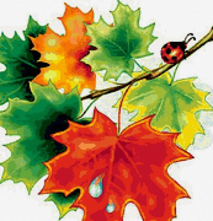 Нарисовать кленовый лист