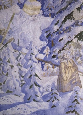 Мороз красный нос Некрасов иллюстрации