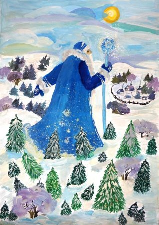 Живопись Мороз красный нос Некрасов