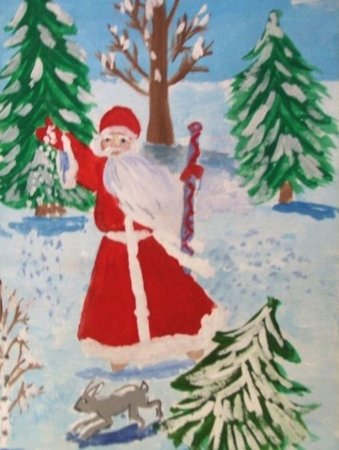 Рисунок к сказке два Мороза