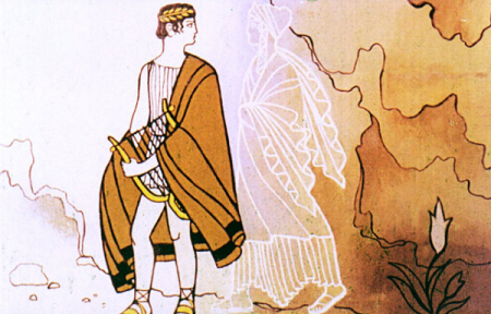 Иллюстрация к мифу Орфей и Эвридика