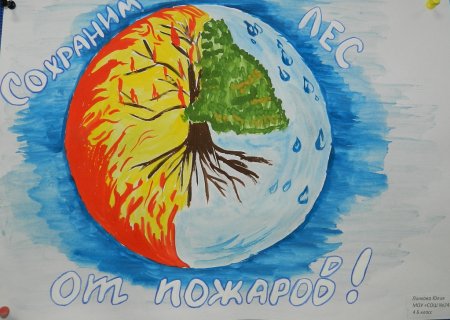 Плакат защиты своей планеты