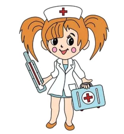 Медсестра рисунок для детей