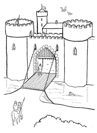 Изображения по запросу Средневековый замок рисунок