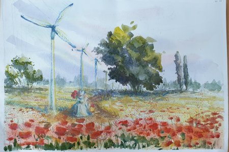 Рисунок на тему дети Кубани берегут энергию