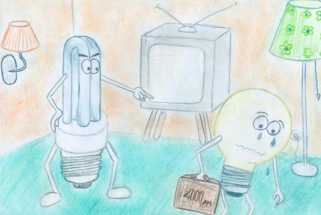 Рисунки по теме энергосбережение глазами детей