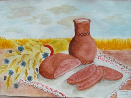 Рисунок на тему хлеб