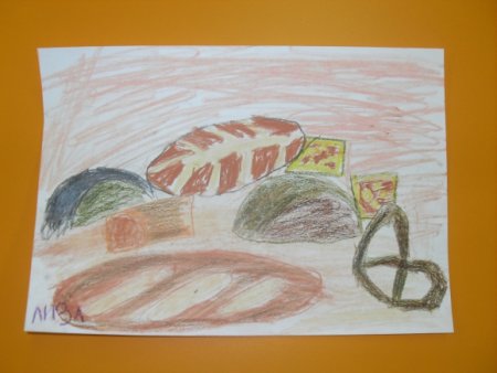 Рисование в старшей группе на тему хлебобулочные изделия