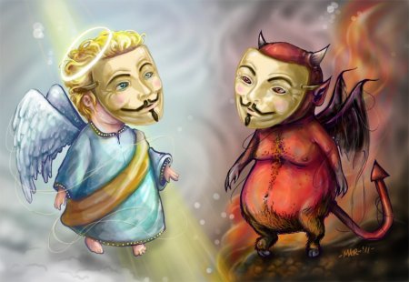 Добро и зло рисунок