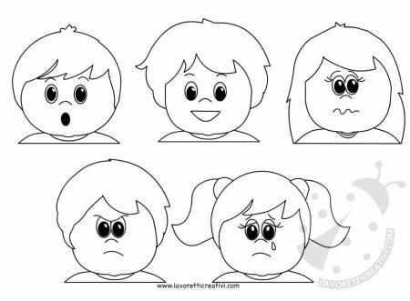 Эмоции раскраска