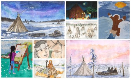 Якутия рисунки детей