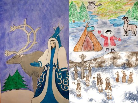Рисунок на тему культуры Якутии