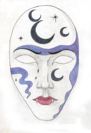 Эскиз театрального грима