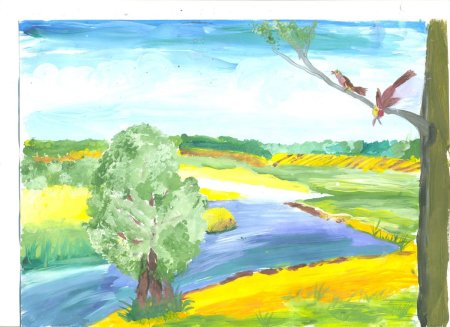 Рисунок на тему мой край