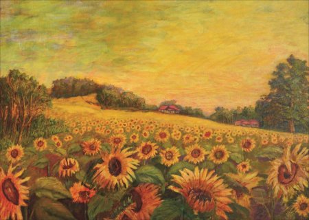 Рисование природа Кубани