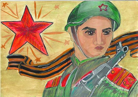 Рисунок на тему неизвестный солдат