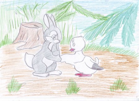 Рисование Мамина Сибиряка серая шейка