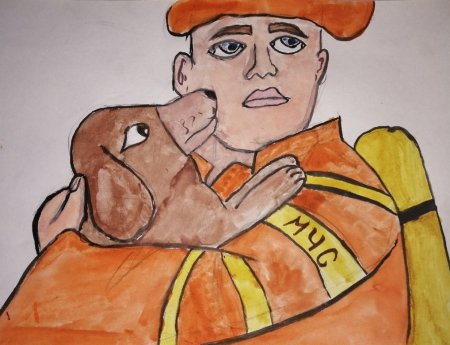 Рисунок ко Дню МЧС