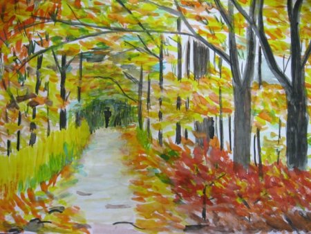 Золотая осень рисунок