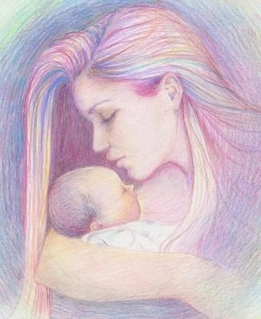 Рисунок ко Дню матери