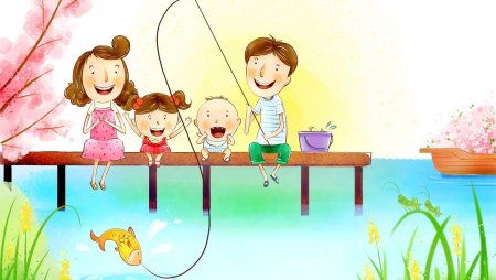 Семейный досуг рисунки