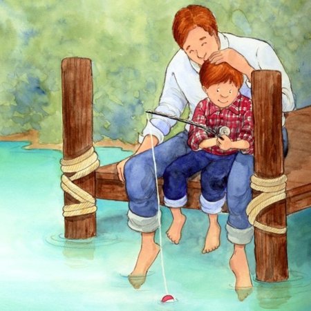Рисунок для папы легкий и красивый