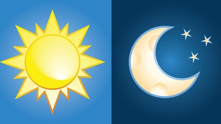 Солнце и Луна для детей