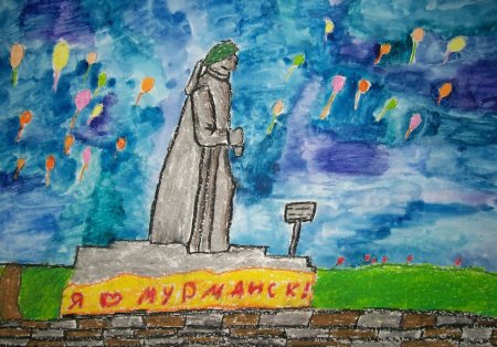 Детские рисунки ко Дню города