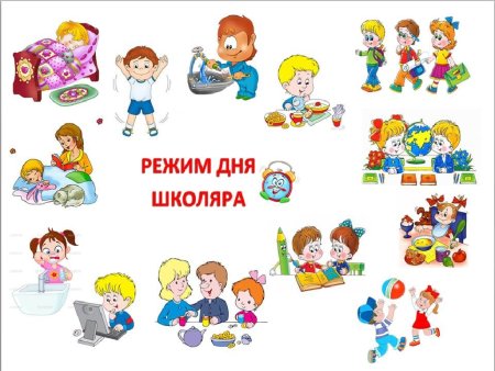 Распорядок дня школьника