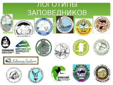 Эмблемы заповедников России