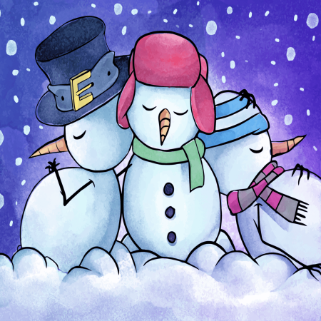 Снеговики и снеговички