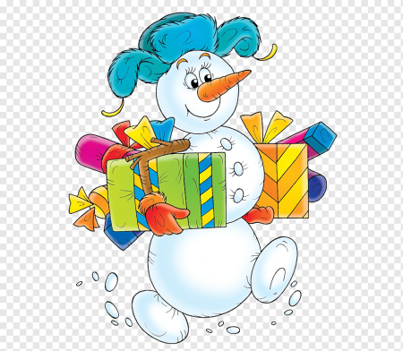 Рисунок на тему день рождение снеговика