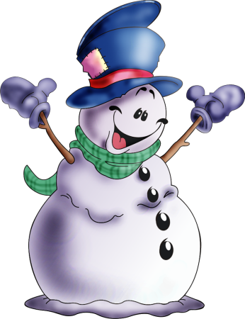 Новогодний Снеговик