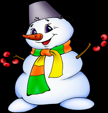 Снеговик рисунок