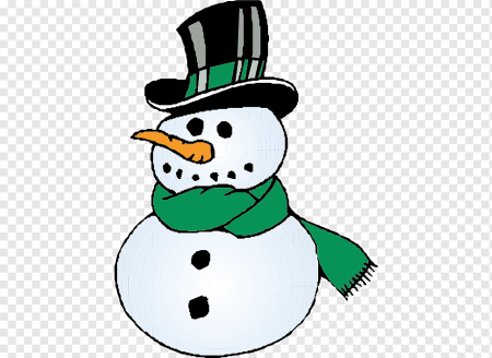 Открытка "Снеговик"