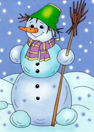 Детские рисунки на новый год