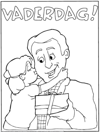 Раскраска с днем рождения папа папа