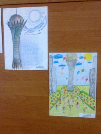 Рисунки детей к Дню первого президента Казахстана