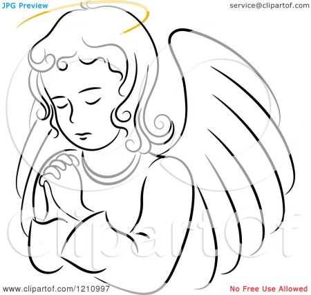 Рисунок в виде ангела