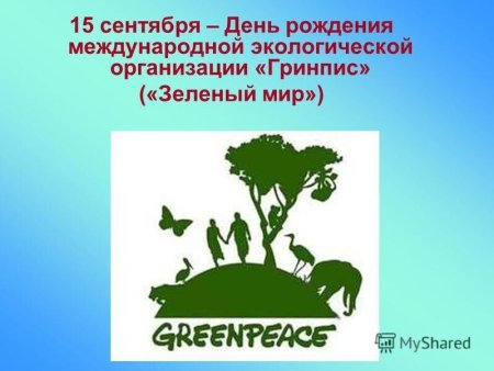 Гринпис организация по защите окружающей среды