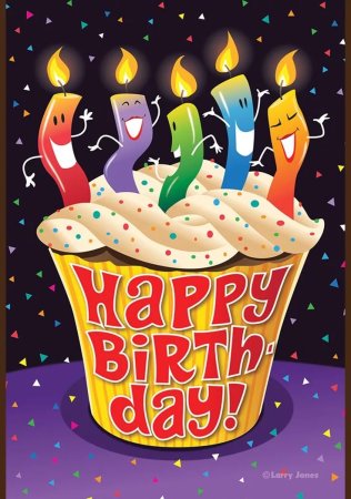 Открытка Happy Birthday